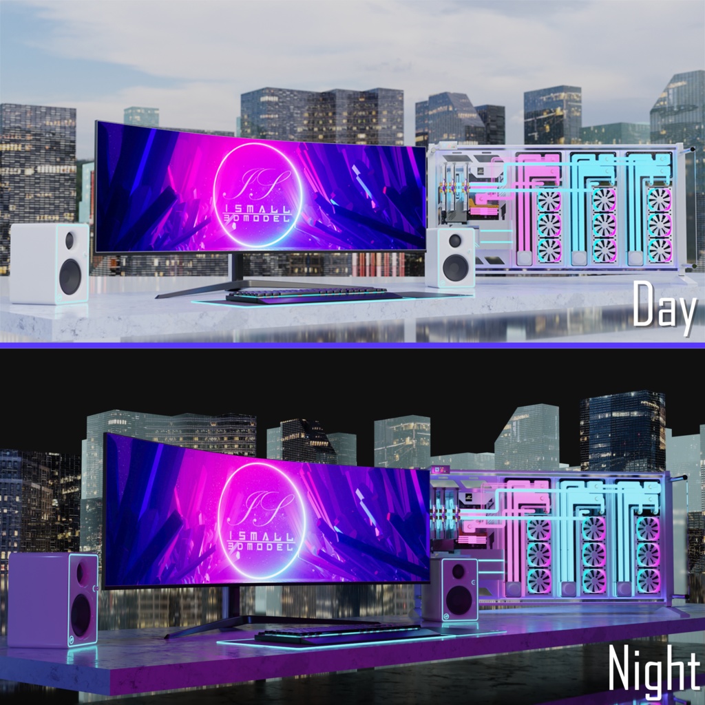 Metaverse Water Cooling PC