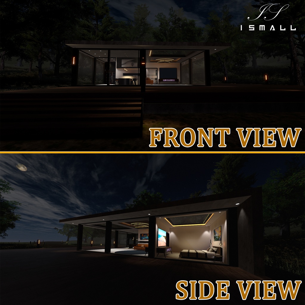 ISMALL MODERN CAMP HOUSE