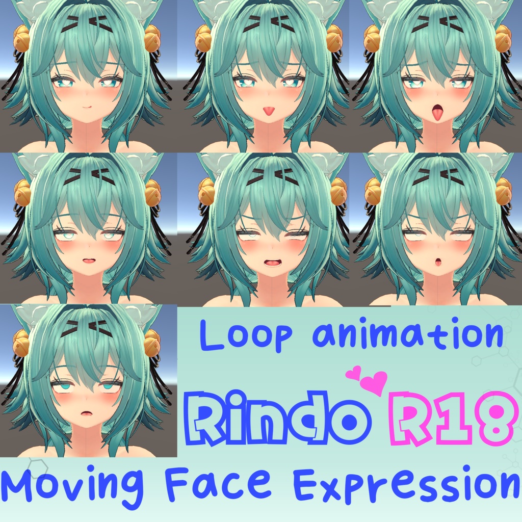 Rindo『舞夜』R-18 Moving Face Expression