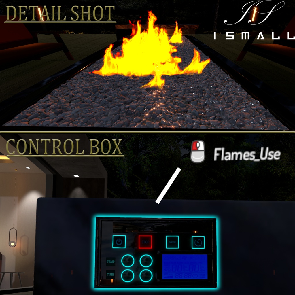 Outdoor Gas fireplace