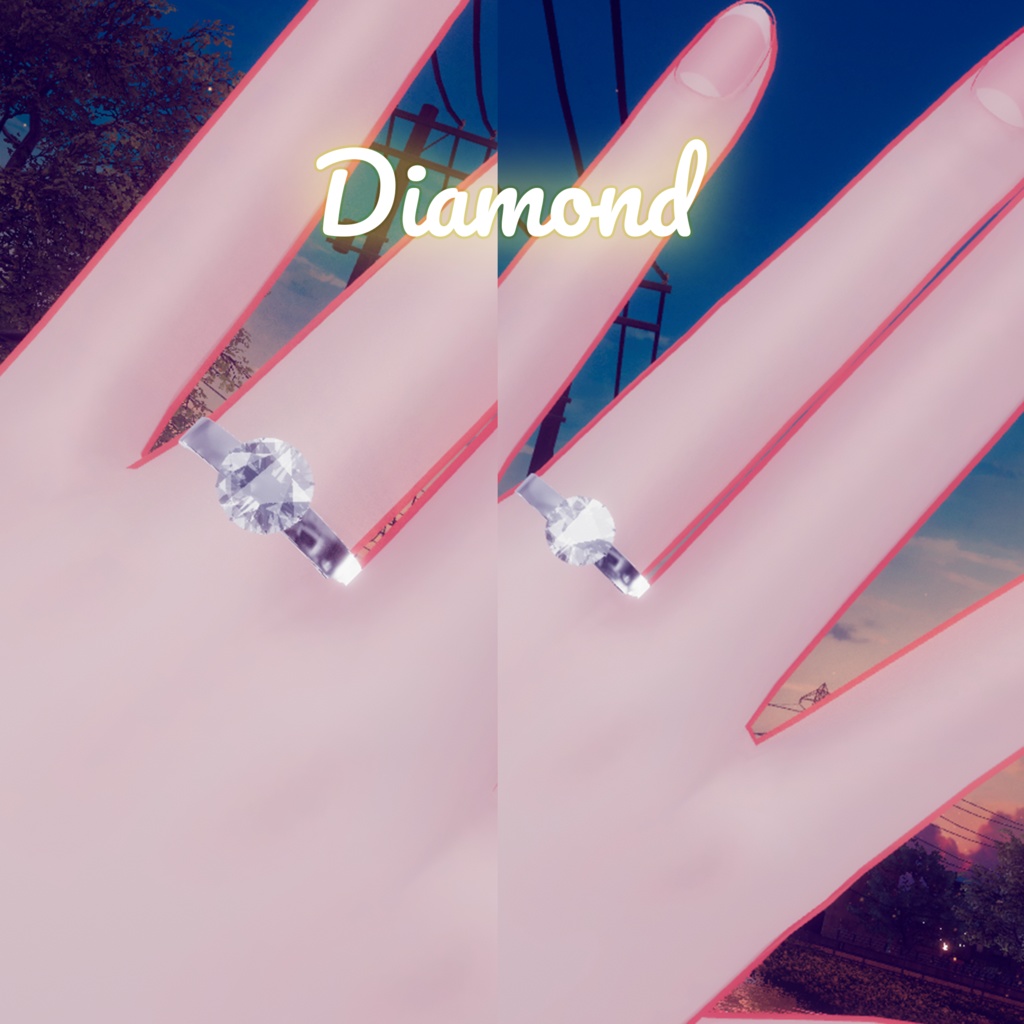 Particle Couple Ring Set