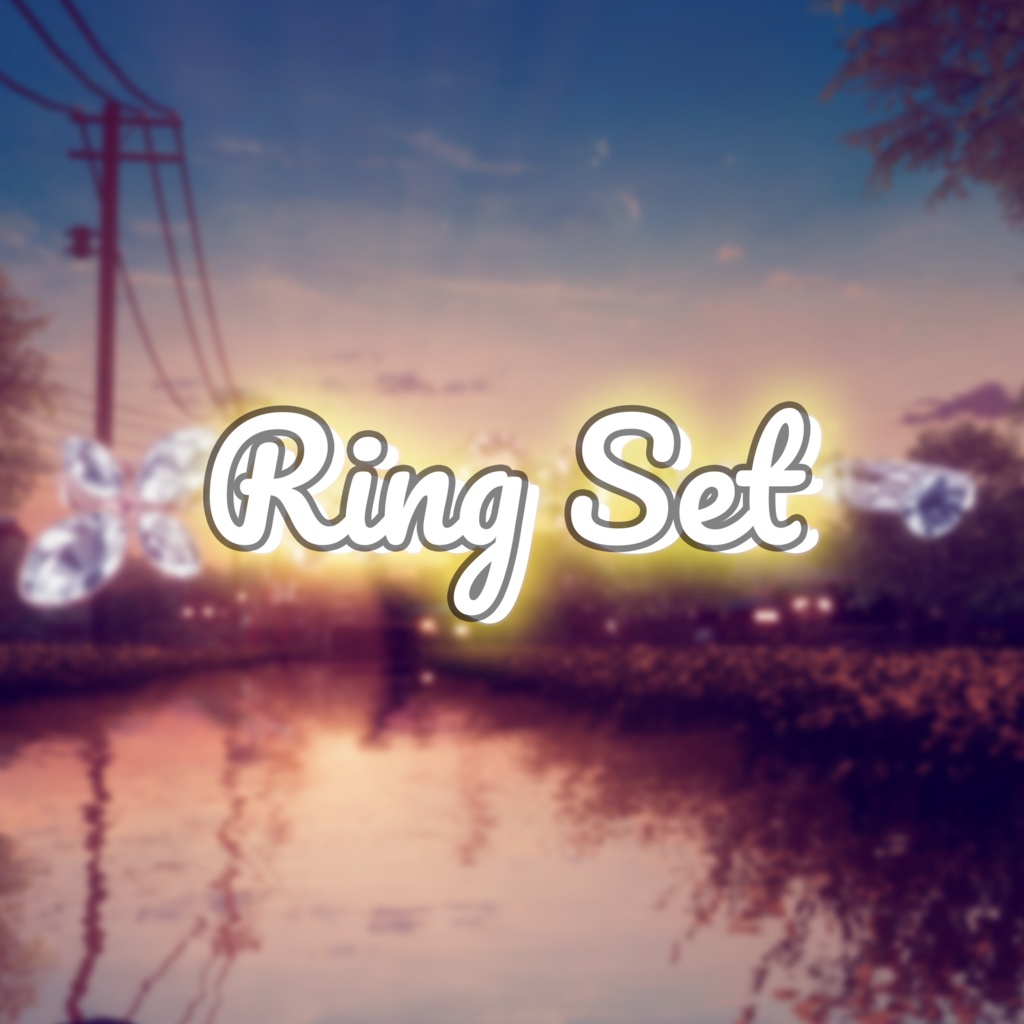 Particle Couple Ring Set