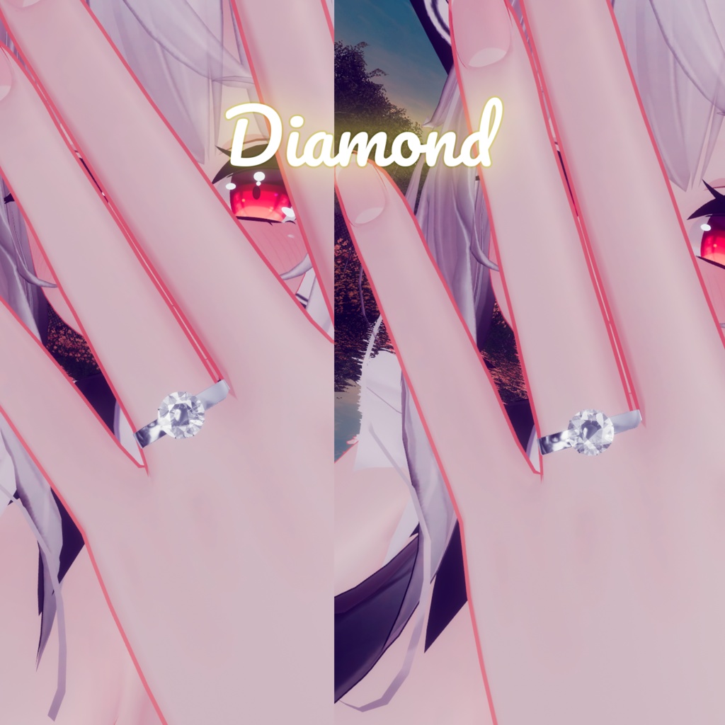 Particle Couple Ring Set