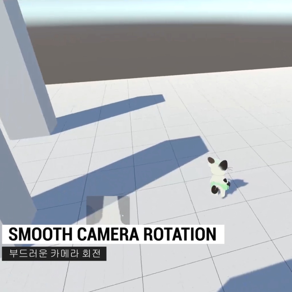 Avatar third person camera control