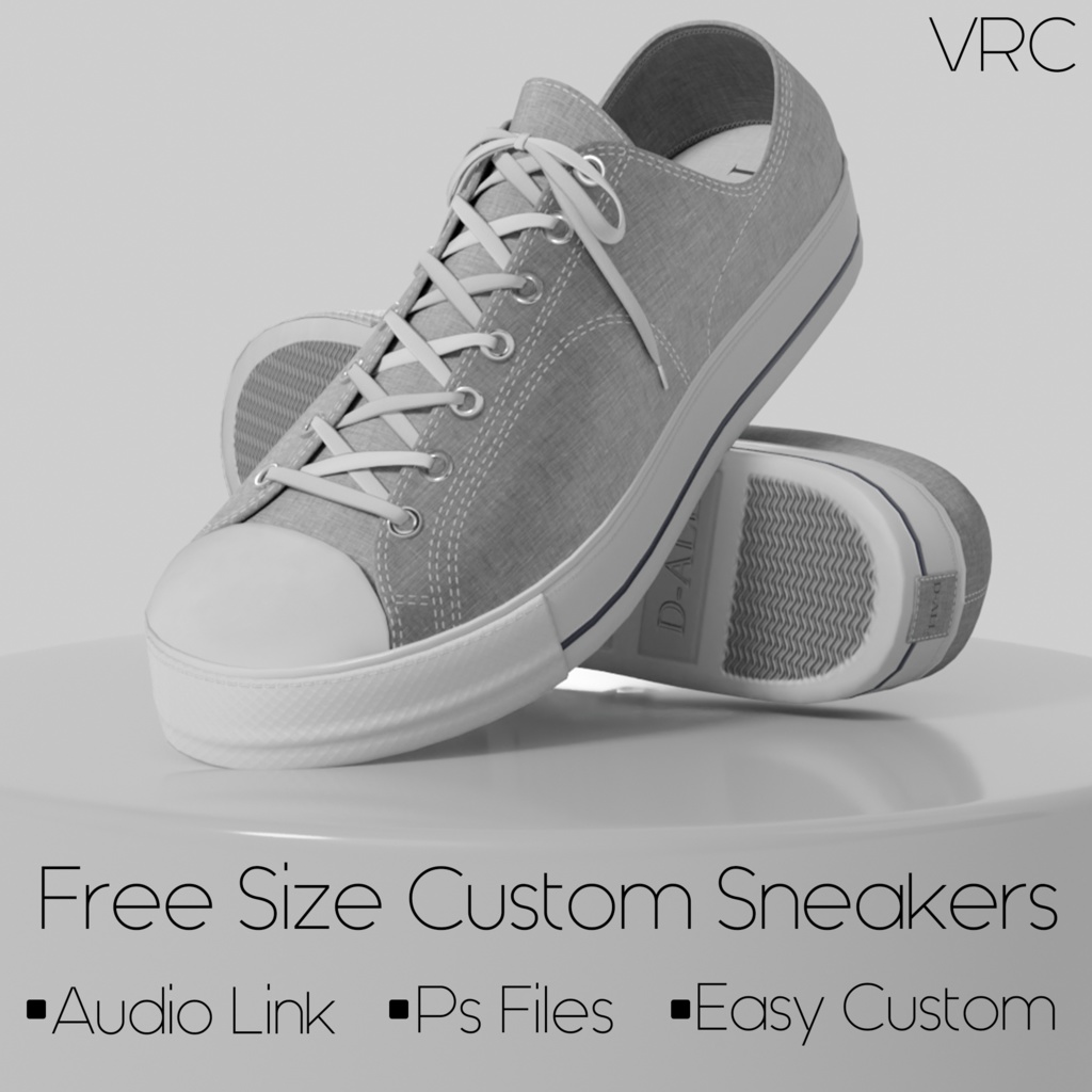 FreeSize Custom Sneakers(AudioLink Ready)