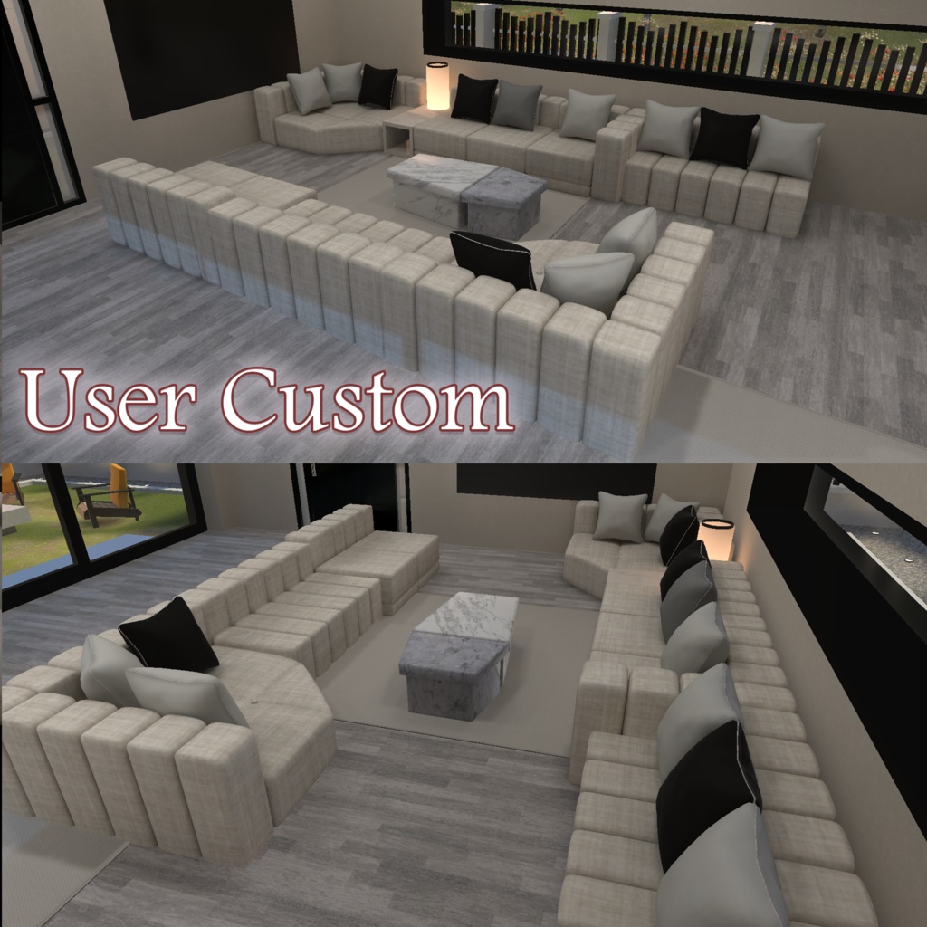 Custom Charmant Sofa