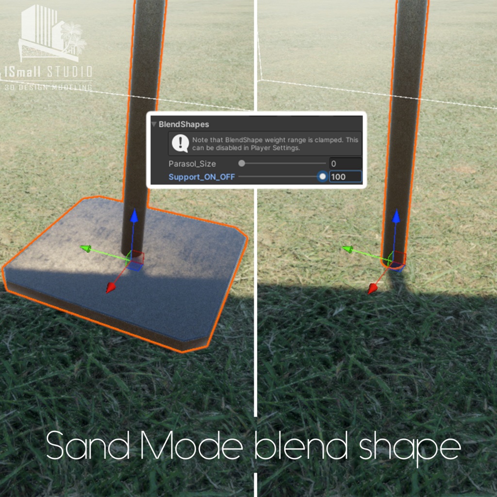 Fluttering custom parasol set