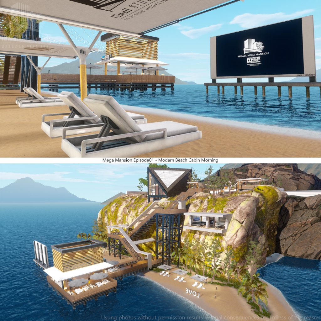 Mega Mansion Episode01 Modern Beach Cabin
