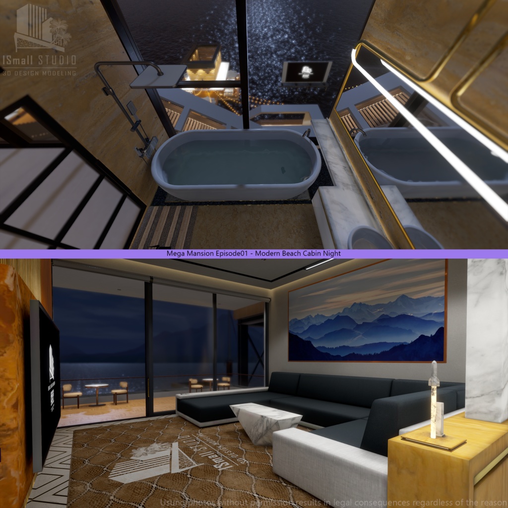 Mega Mansion Episode01 Modern Beach Cabin