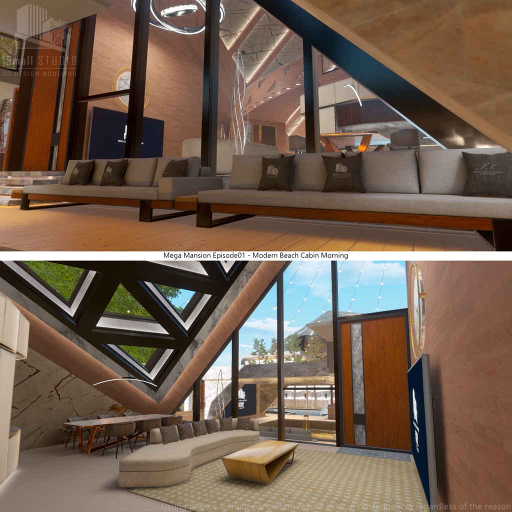 Mega Mansion Episode01 Modern Beach Cabin