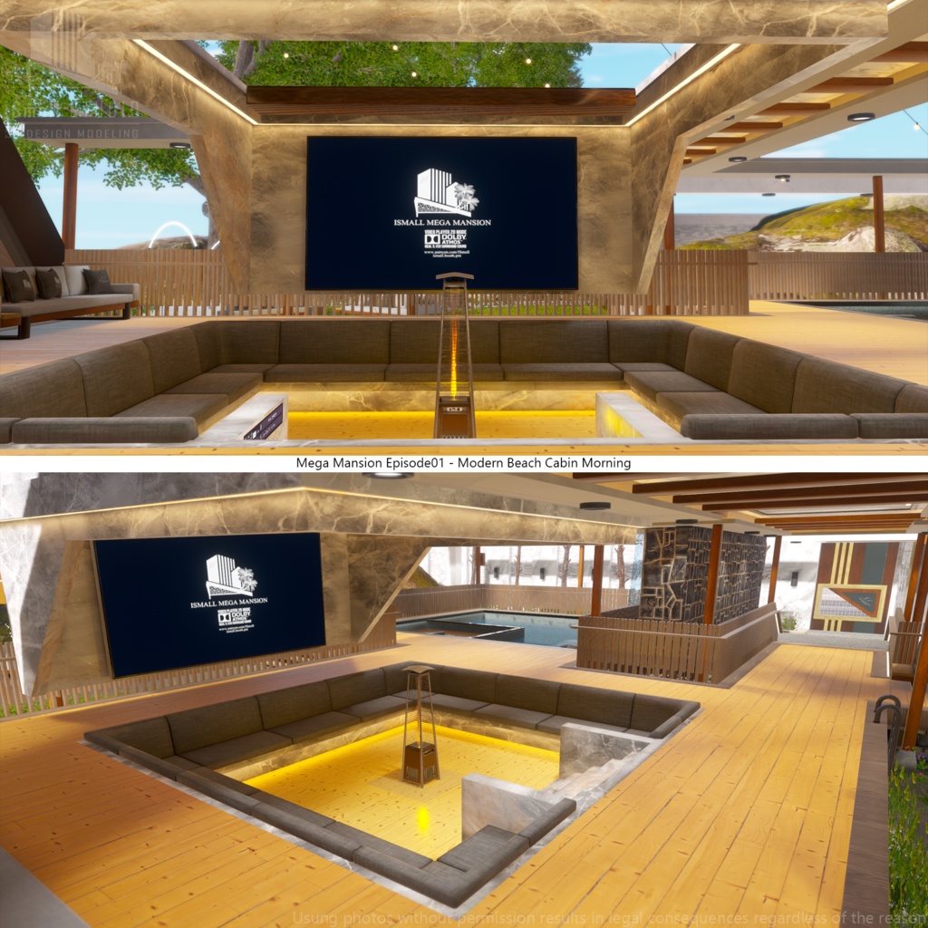 Mega Mansion Episode01 Modern Beach Cabin