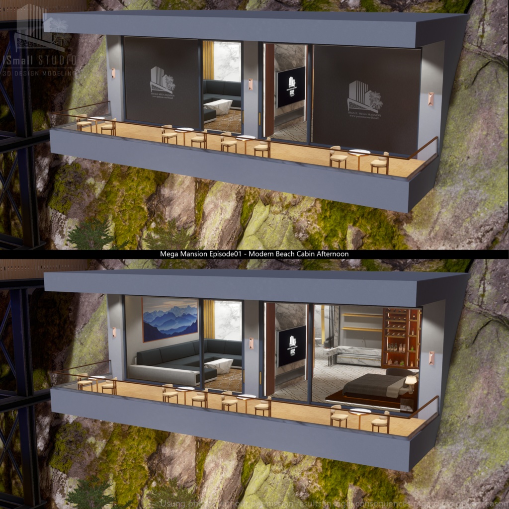 Mega Mansion Episode01 Modern Beach Cabin
