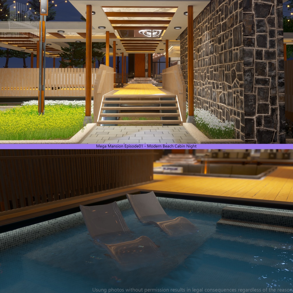 Mega Mansion Episode01 Modern Beach Cabin