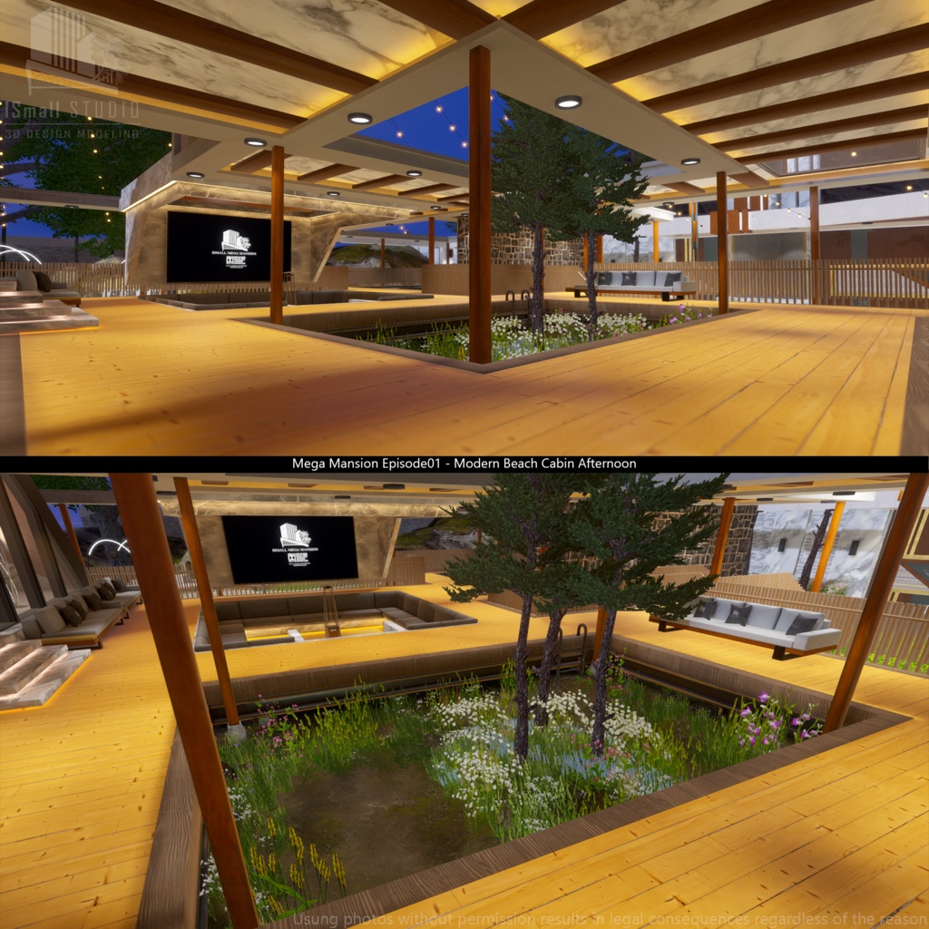 Mega Mansion Episode01 Modern Beach Cabin