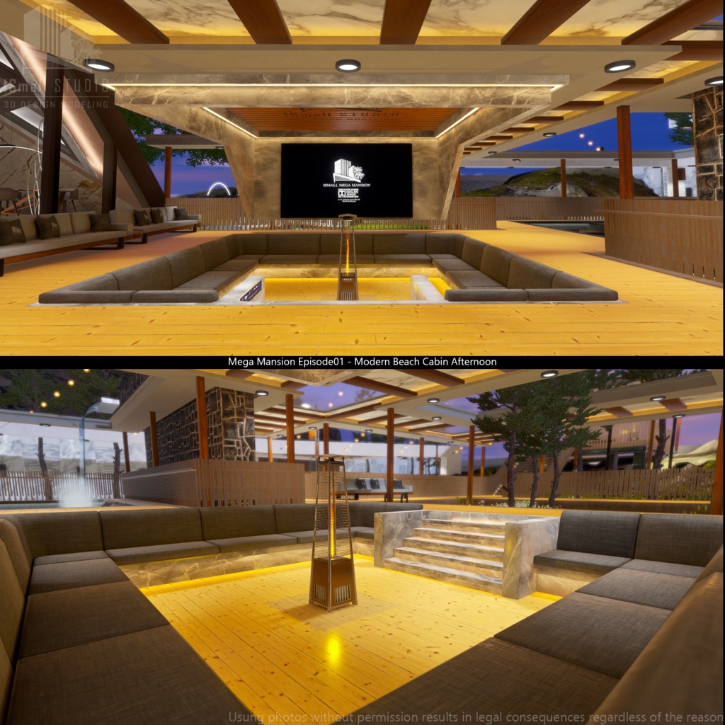 Mega Mansion Episode01 Modern Beach Cabin