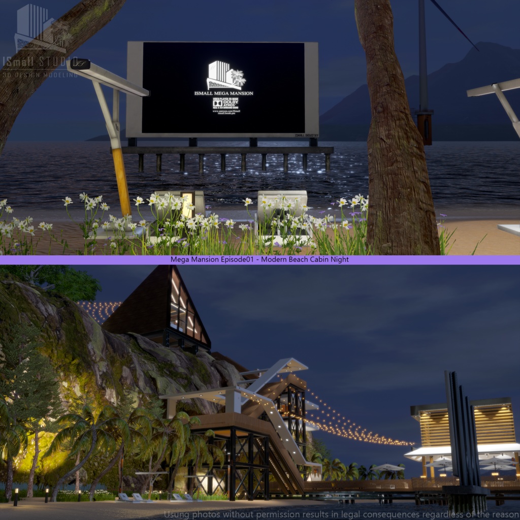 Mega Mansion Episode01 Modern Beach Cabin