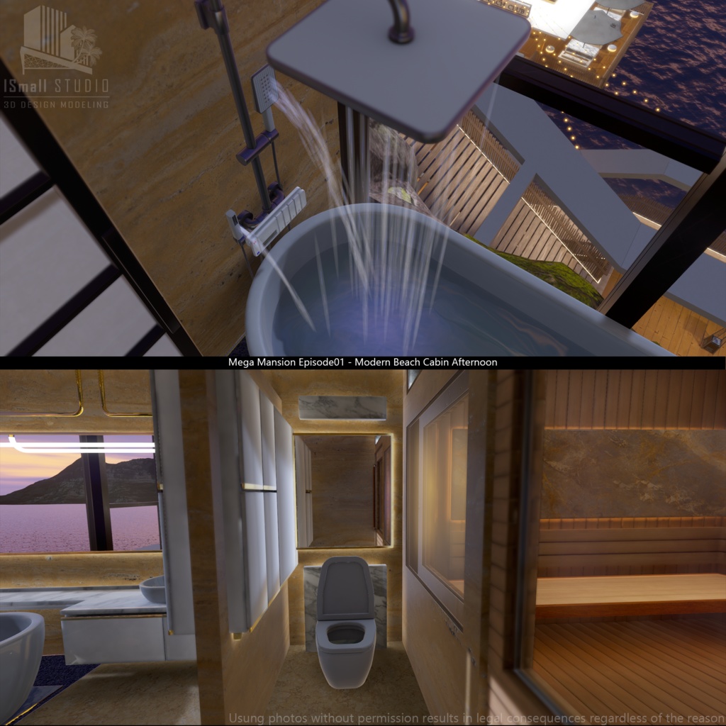 Mega Mansion Episode01 Modern Beach Cabin