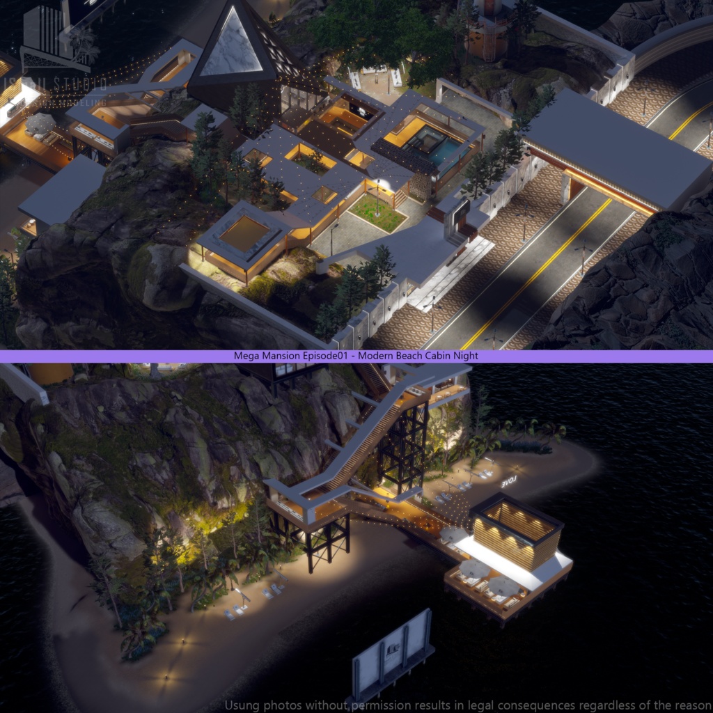 Mega Mansion Episode01 Modern Beach Cabin