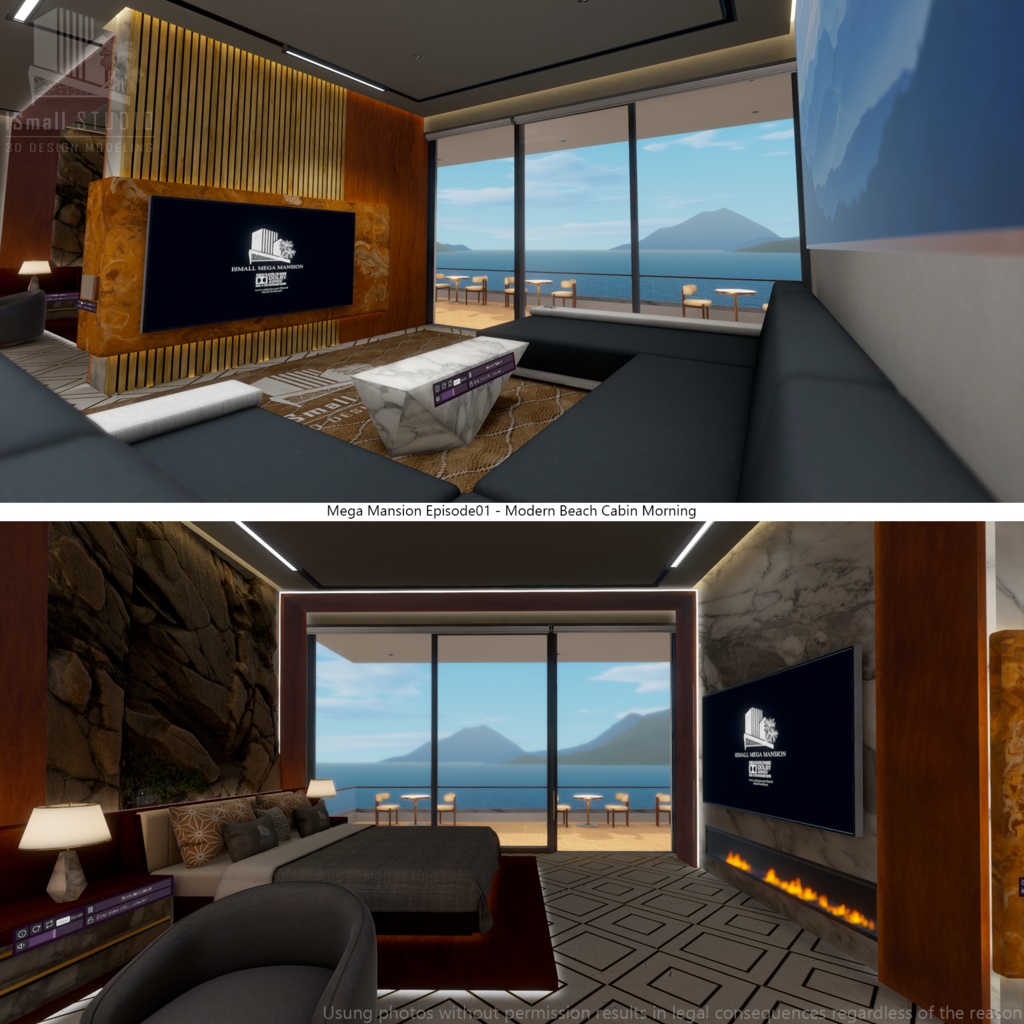 Mega Mansion Episode01 Modern Beach Cabin