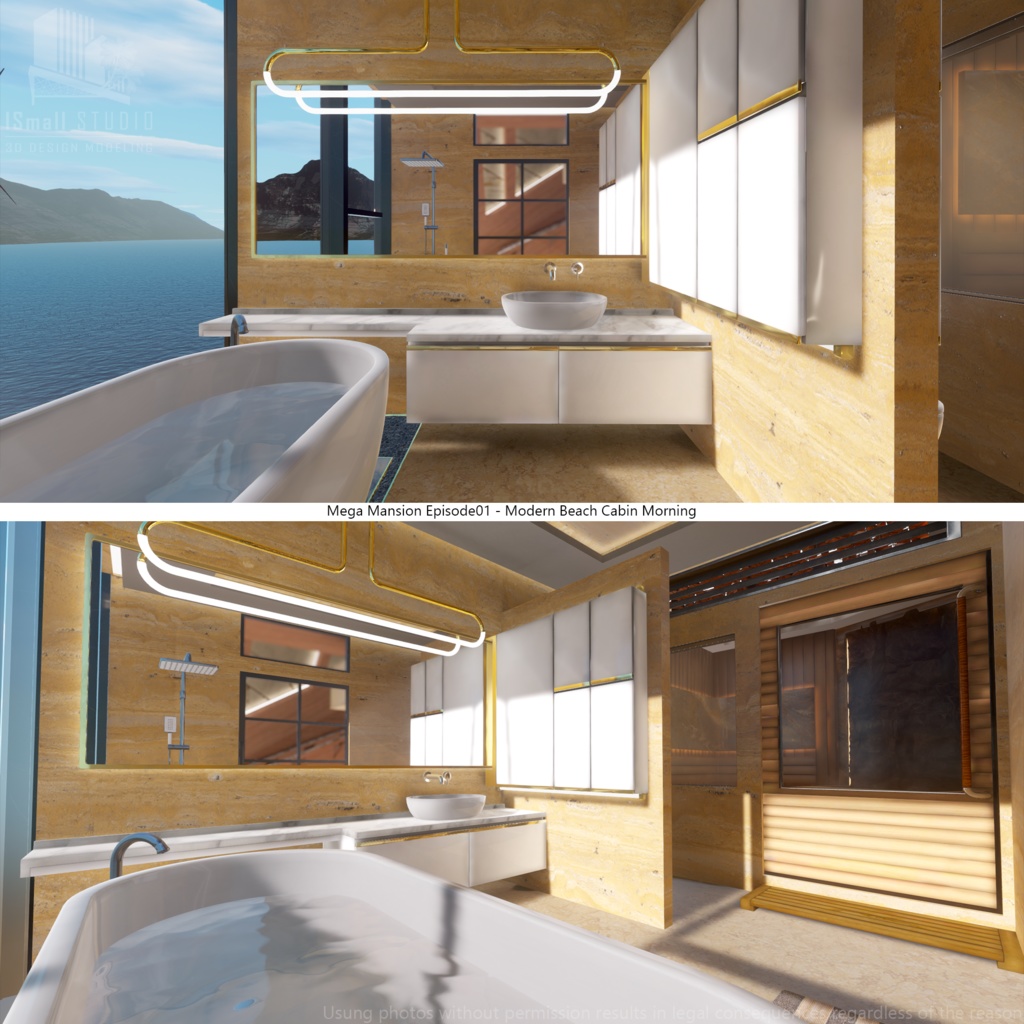 Mega Mansion Episode01 Modern Beach Cabin