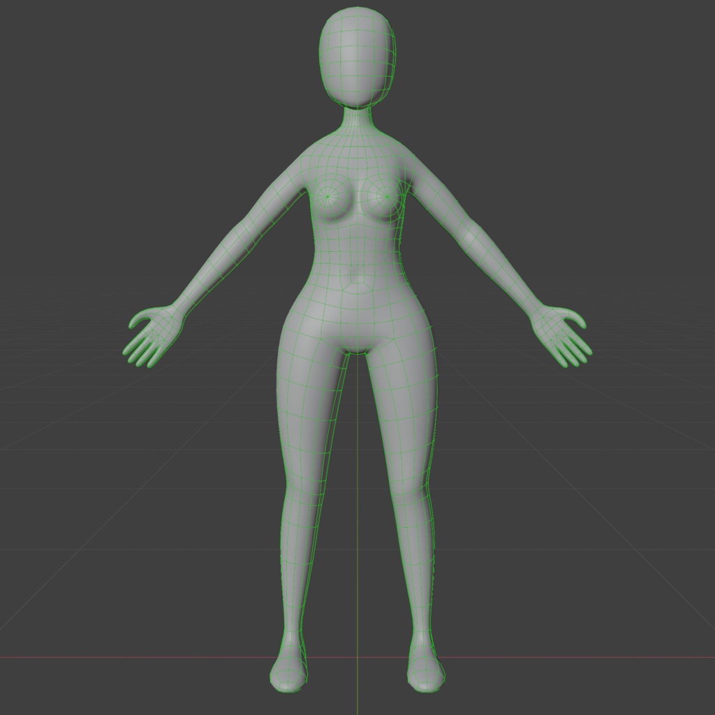 【無料】女性素体