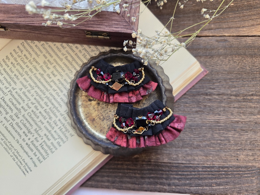 フリルのシューズクリップ