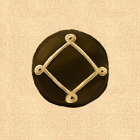 ドーナツ-缶バッジ