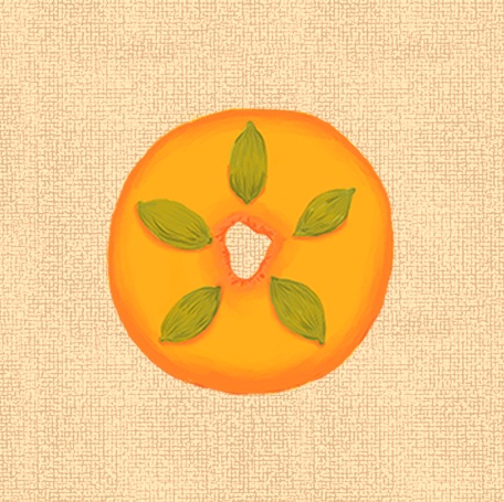 ドーナツ-缶バッジ