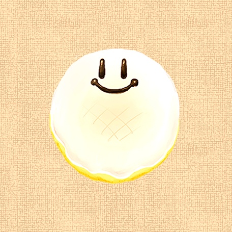 ドーナツ-缶バッジ