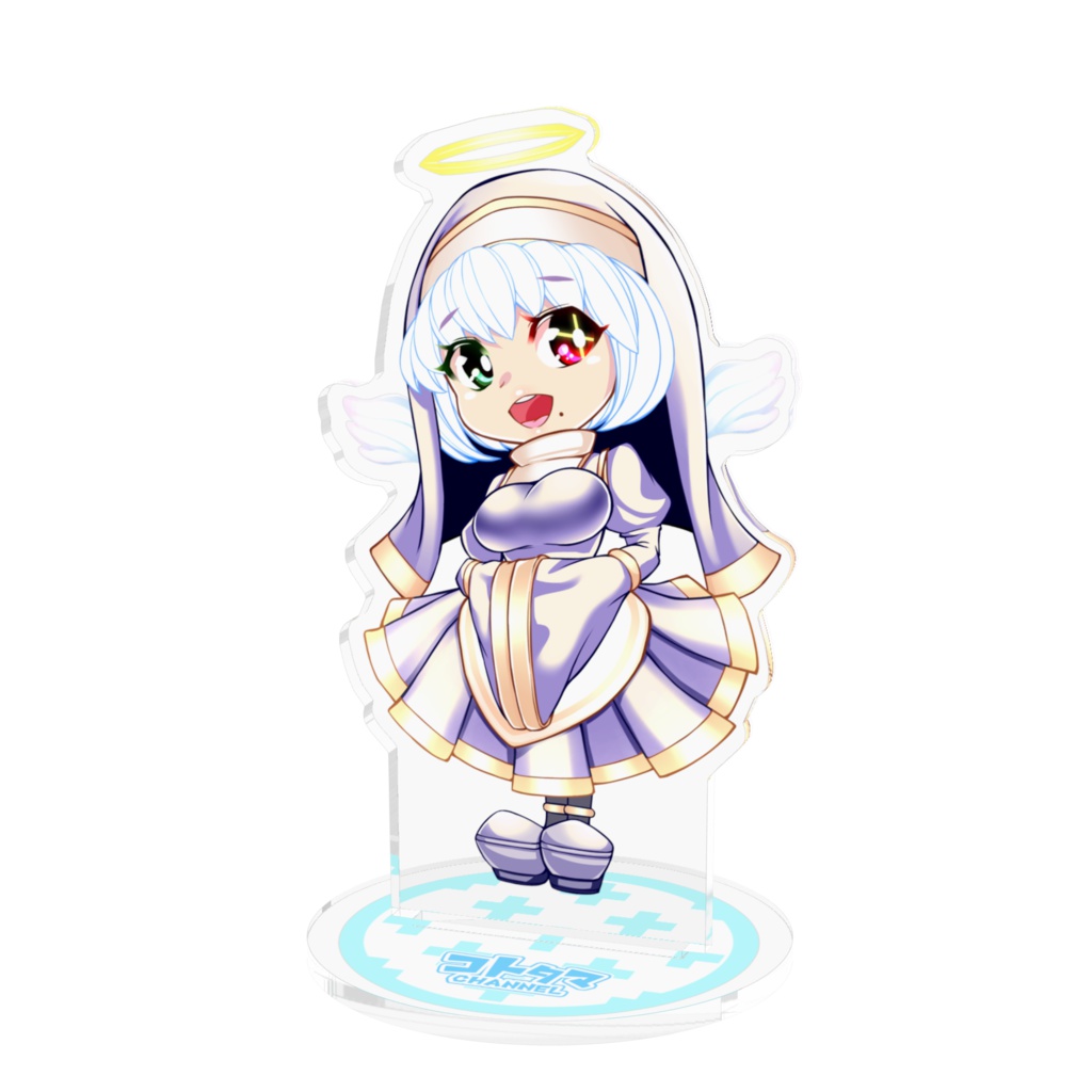 ぷちもんど佐々木ちゃん（天使ver）　アクリルフィギュア