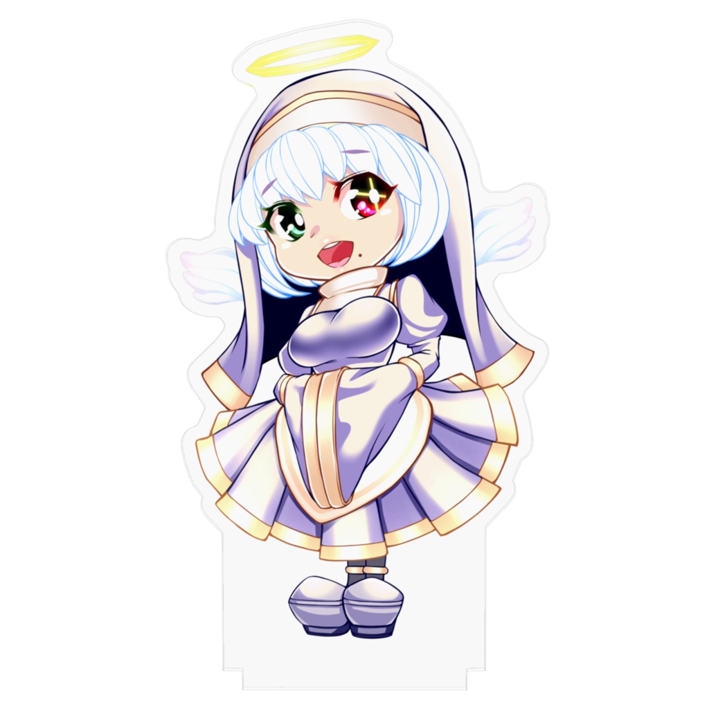 ぷちもんど佐々木ちゃん(天使ver) アクリルフィギュア