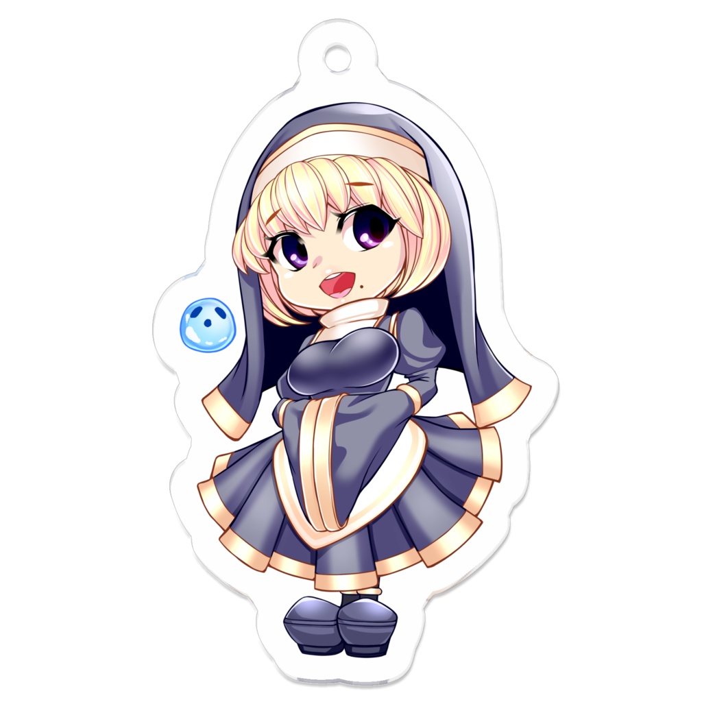 ぷちもんど佐々木ちゃん（憑依ver）　アクリルキーホルダー