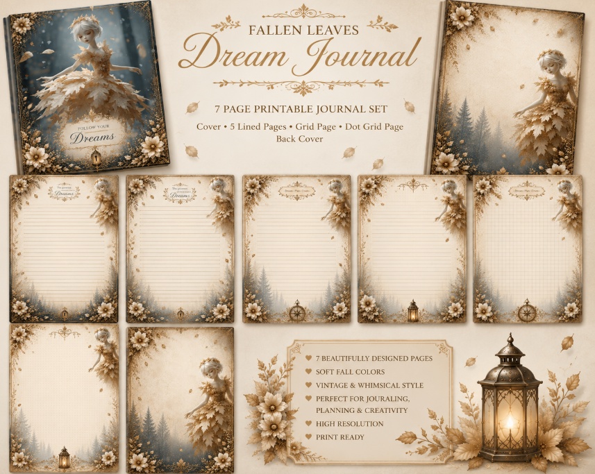 autumn fairy dream journal - 秋の妖精ドリームジャーナル