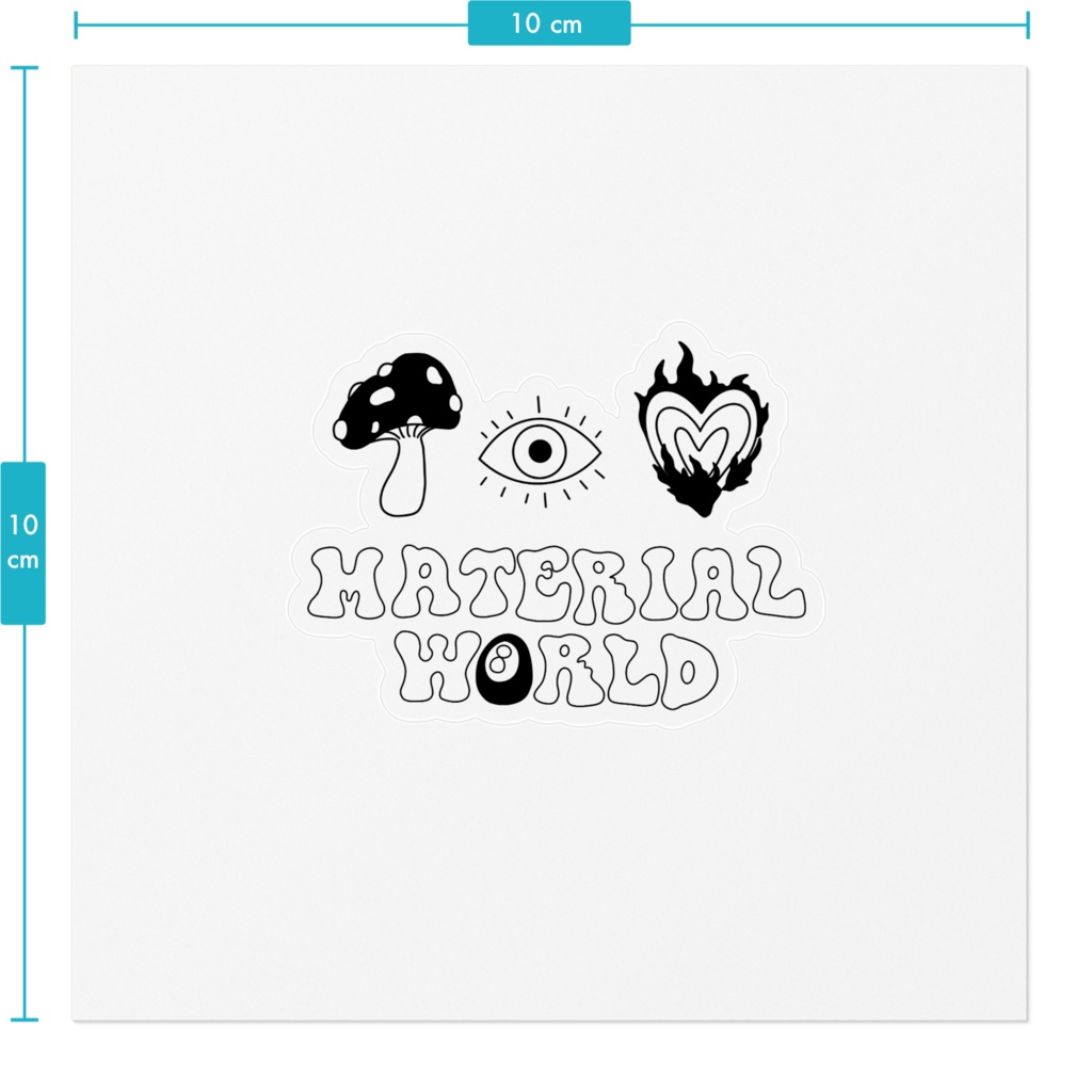 マテリアルワールド ステッカー