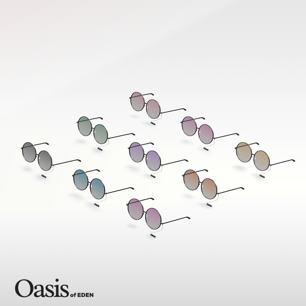 Labyrinth Round Glasses 「EDEN Oasis」