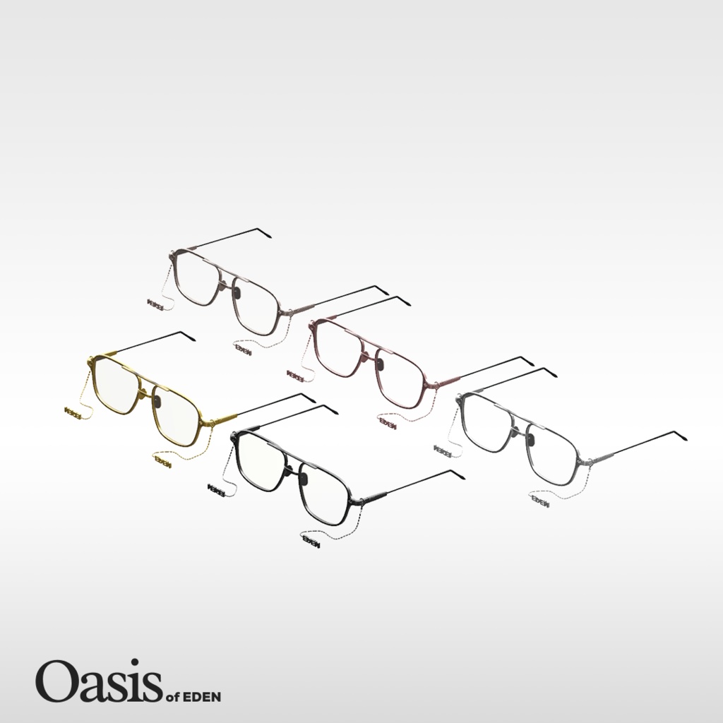 Zenity Square Glasses 「EDEN Oasis」