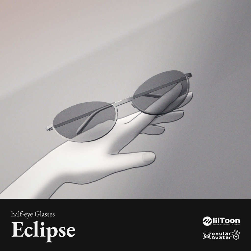 ✨30%SALE✨Eclipse Half-eye Glasses 「EDEN Oasis」