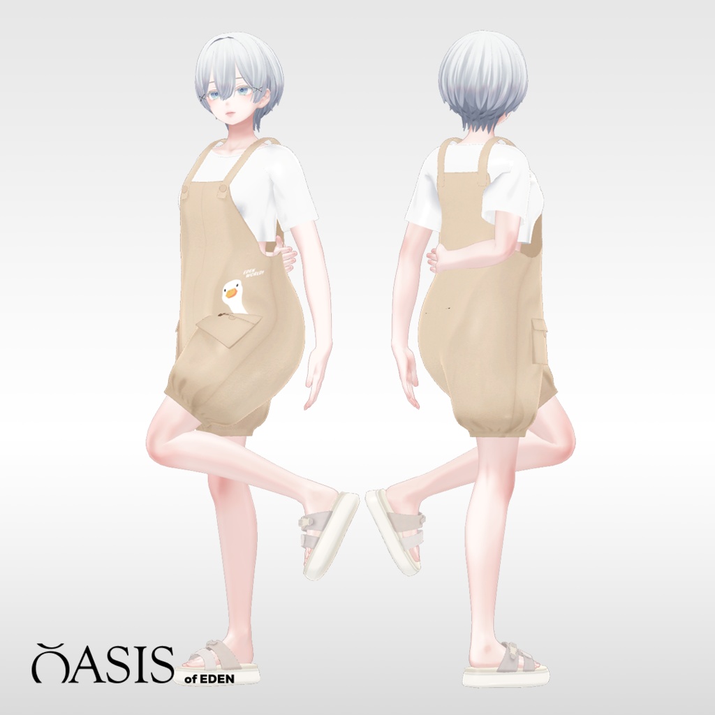 【5アバター対応】IO Overall オーバーオール 「EDEN Oasis」