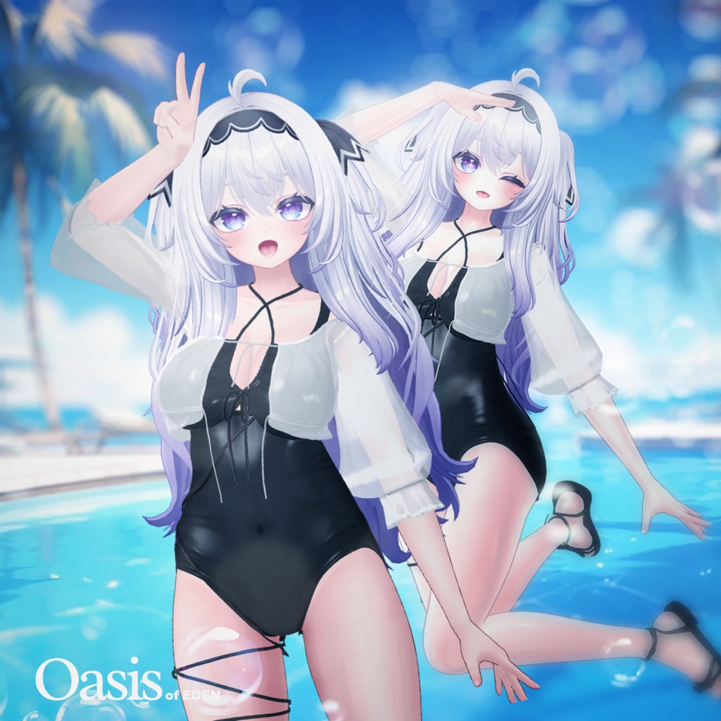 【4アバター対応】 Ballerina Bikini バレリーナビキニ 「EDEN Oasis」