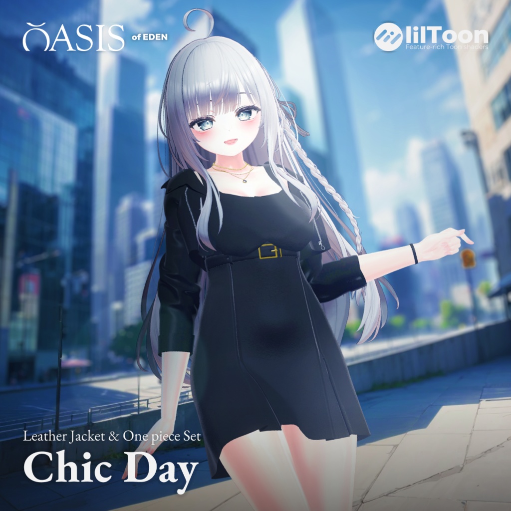 【5アバター対応】 Chic Day Dress 「EDEN Oasis」