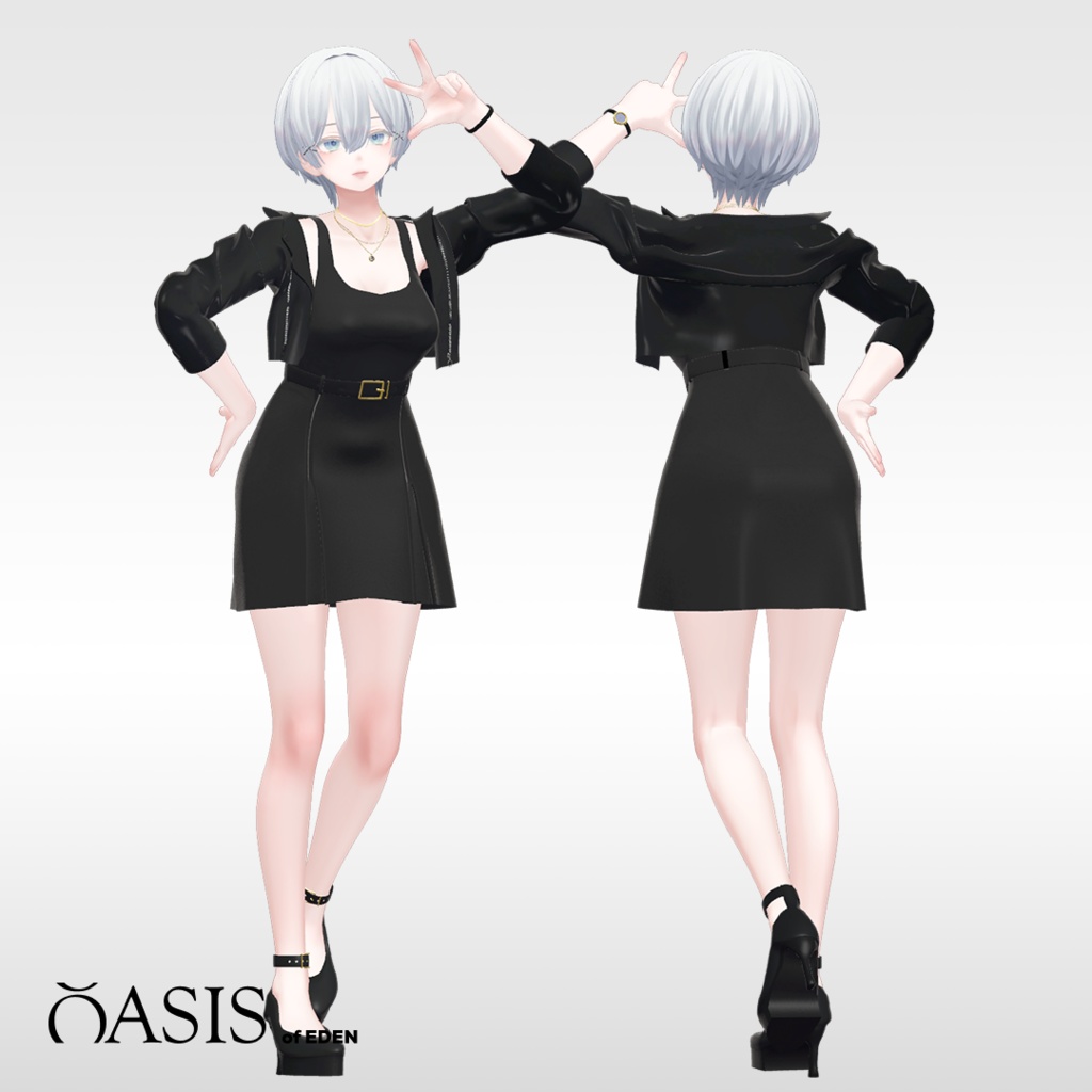 【5アバター対応】 Chic Day Dress 「EDEN Oasis」