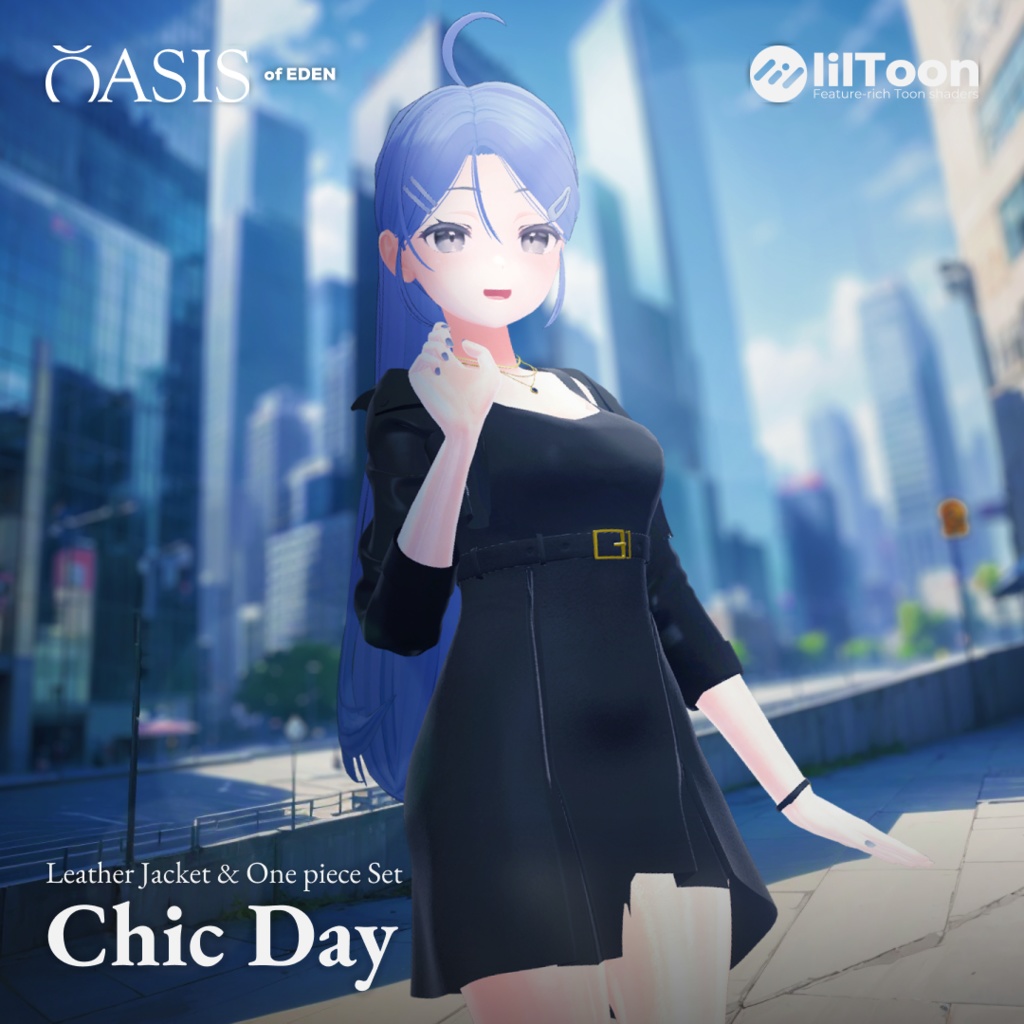 【5アバター対応】 Chic Day Dress 「EDEN Oasis」