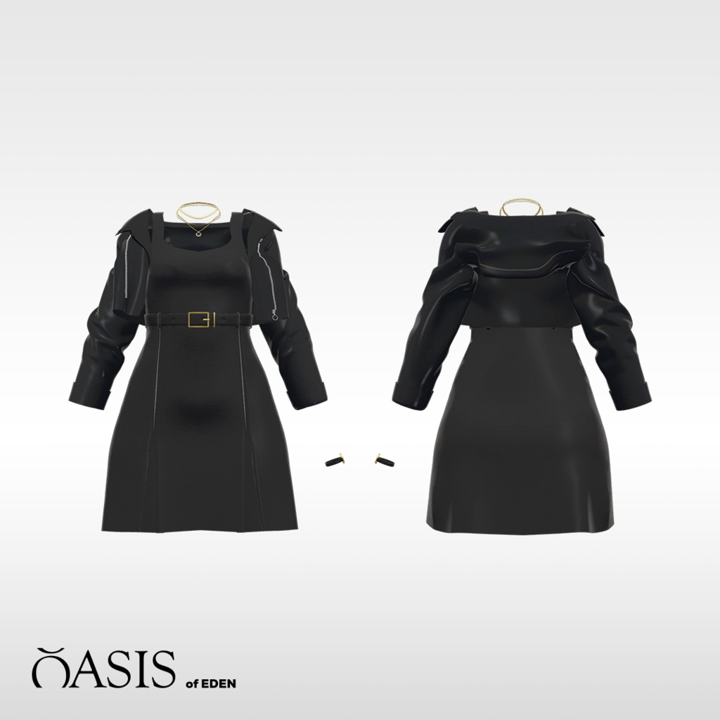 【5アバター対応】 Chic Day Dress 「EDEN Oasis」