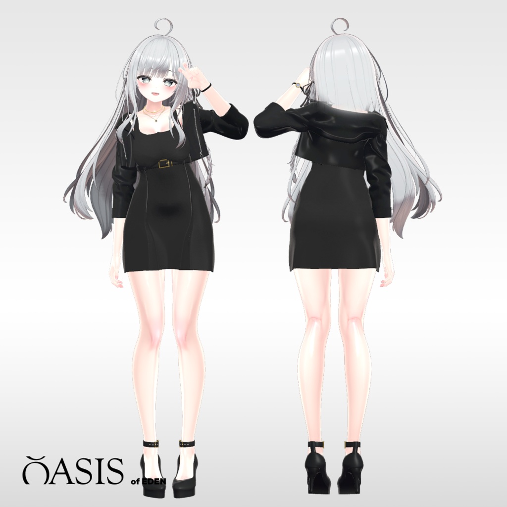 【5アバター対応】 Chic Day Dress 「EDEN Oasis」