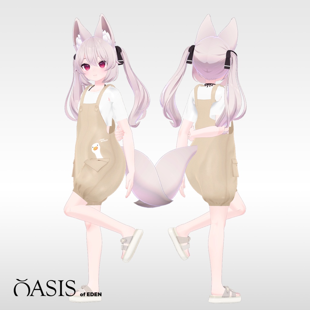 【Shinano:しなの】IO Overall Dress オーバーオール 「EDEN Oasis」