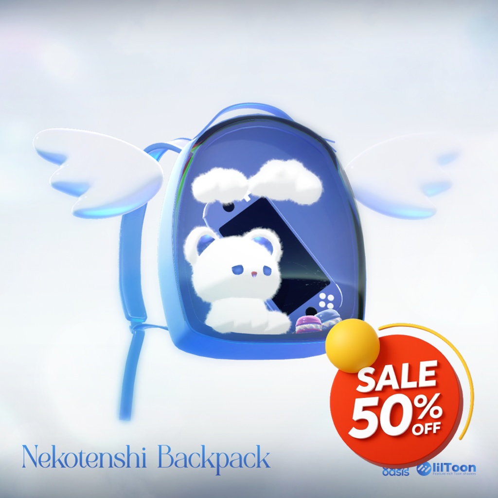 ⭐50% SALE⭐【Manuka用】Neko Tenshi Backpack 「EDEN Oasis」
