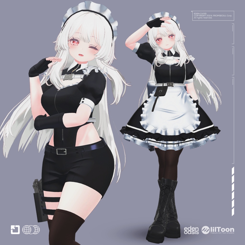 Runasil Maid Dress ルナシルメイド (+Milltina)【8アバター対応】