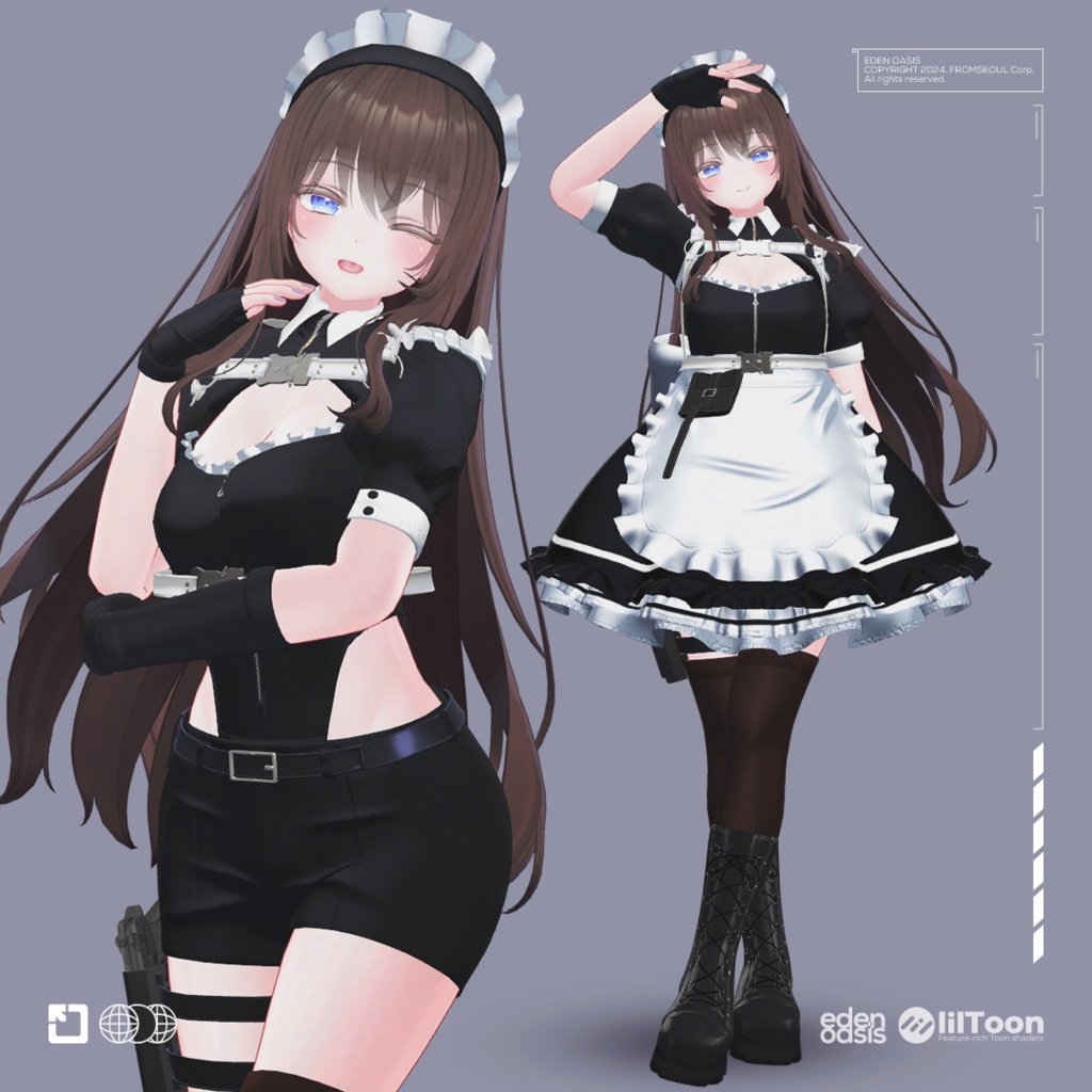 Runasil Maid Dress ルナシルメイド (+Milltina)【8アバター対応】