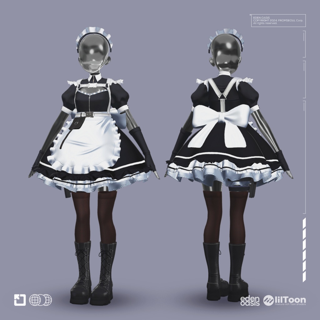 Runasil Maid Dress ルナシルメイド (+Milltina)【8アバター対応】