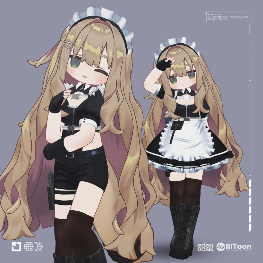 Runasil Maid Dress ルナシルメイド (+Milltina)【8アバター対応】